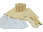 Materialpaket Drechseln und Sägen für PLAYmake und UNIMAT