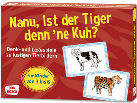 Denk- und Legespiel „Nanu, ist der Tiger denn 'ne Kuh?“