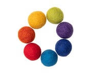 Betzold Filzkugeln Regenbogen 7 Farben 137 teilig 4