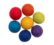 Betzold Regenbogen Filzkugeln 7 Farben 137 teilig 3