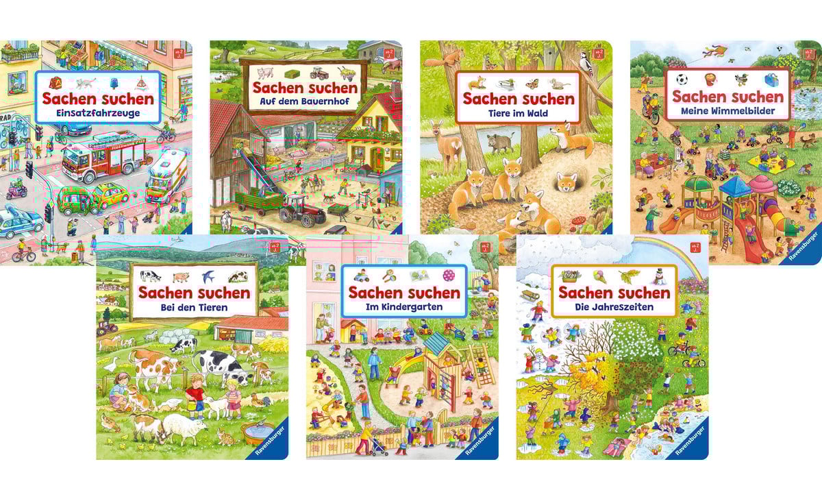 Ravensburger Bücherpaket 1: „Sachen suchen“