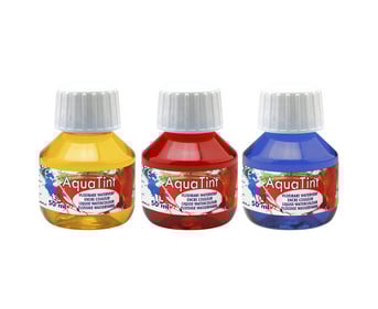 AquaTint Wasserfarben Set mit 3 Farben