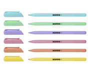 Kores® Pastell Kugelschreiber Set mit blauer Tinte 12 Stück 3