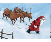 Kamishibai Bildkarten Der kleine Weihnachtsmann reist um die Welt 5