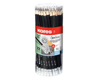 Kores® Dreikant Bleistifte Grafitos 72 Stück