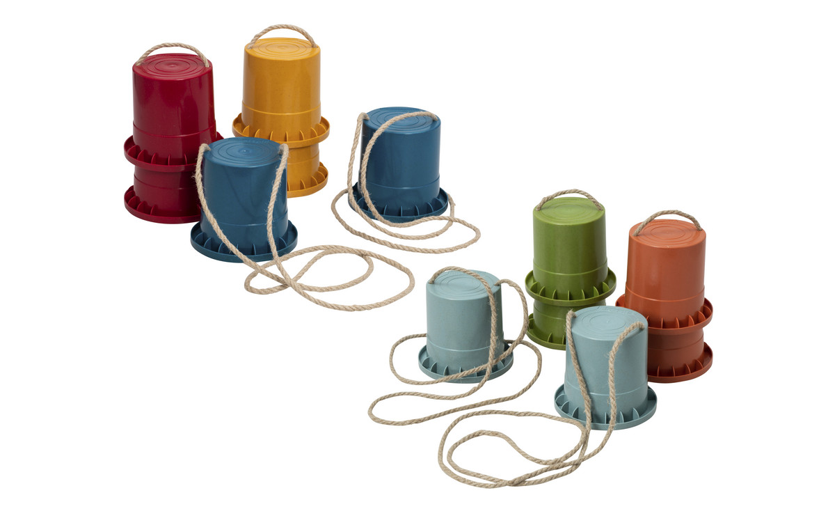 Betzold Laufstelzen aus treeNside-Material, bunt, 6er-Set