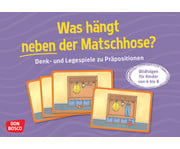 Denk und Legespiel Was hängt neben der Matschhose? 1