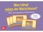 Denk und Legespiel Was hängt neben der Matschhose?