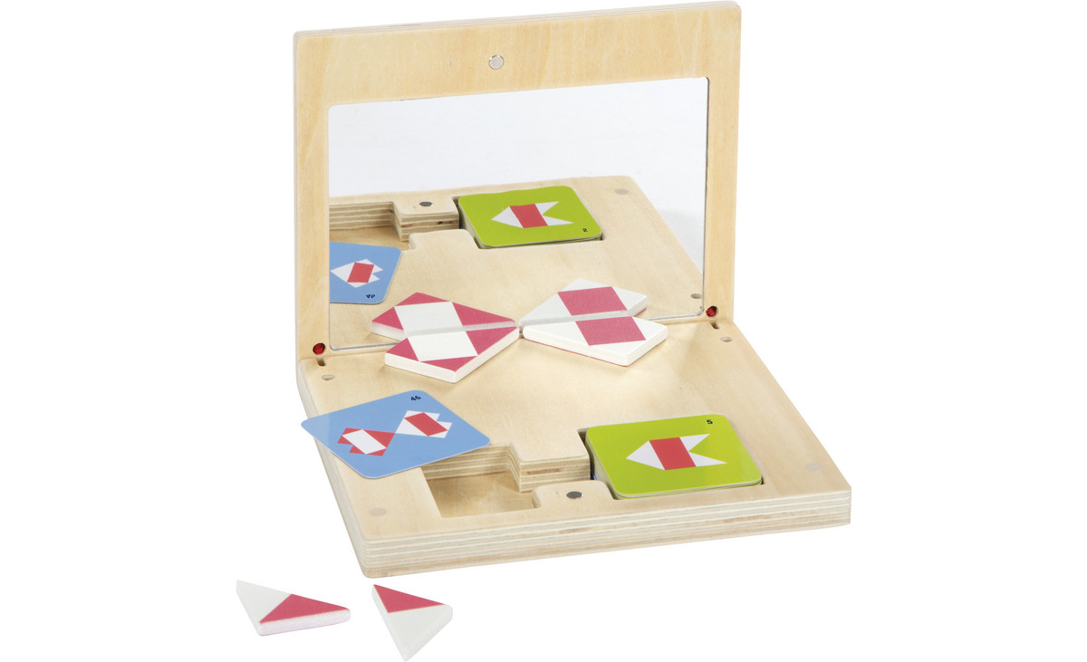 Symmetriespiel mit Spiegel „Educate“