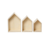 Holz Rahmen Haus 3 Stück 3