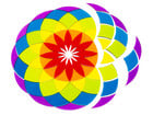 Acrylformen Grosses Mandala 61 teilig