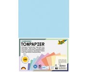 folia Tonpapier Pastell 130 g/m² DIN A4 100 Blatt 10 Farben 1