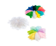 folia Flauschfedern Mix 100g farbig sortiert 1