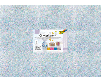 Glitterkarton grob 50 x 70 cm 5 Farben