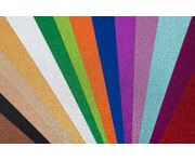 Glitterkarton 300 g/m² 50 x 70 cm 15 Bogen 15 Farben 4