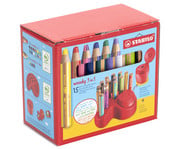 STABILO® Buntstifte woody 3 in 1 Tischset inkl Spitzer 15 Farben 3