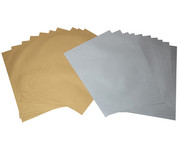 folia Tonpapier 130 g/m² 50 x 70 cm glänzend 10 Bogen einer Farbe 3