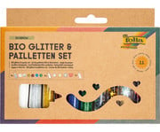 Bio Glitter Set 10 Dosen Deko + 1 Deko Kleber 2