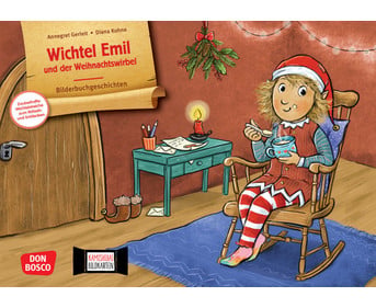 Kamishibai Bildkarten Wichtel Emil und der Weihnachtswirbel