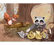 Kamishibai Bildkarten Egon Eichhorn und der wilde Müll im Wald 3