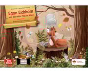 Kamishibai Bildkarten Egon Eichhorn und der wilde Müll im Wald 1