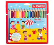 STABILO® Buntstifte Trio thick Kartonetui 24 Farben 1