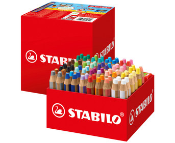 STABILO® Buntstifte woody 3 in 1 XL Box 76 Stück