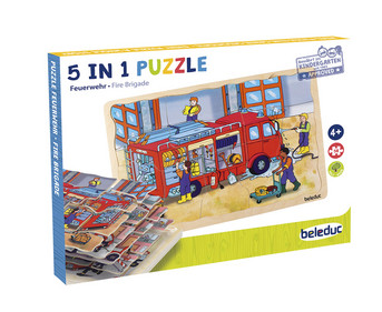 beleduc Lagen Puzzle Feuerwehr