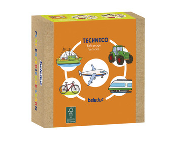 beleduc TECHNICO Puzzle Fahrzeuge