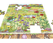 beleduc Bodenpuzzle Bundle Wald und Blumenwiese 2