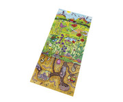 beleduc Bodenpuzzle Bundle Wald und Blumenwiese 1