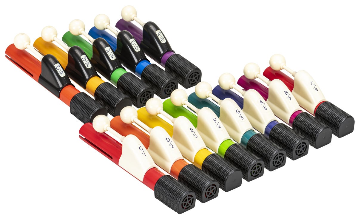 Handchime Racks Betzold Handchimes in Boomwhackers®-Farben | betzold.ch