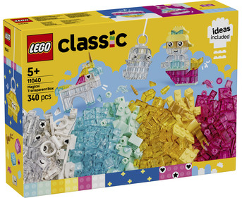 LEGO® CLASSIC Zauberbox mit durchsichtigen Steinen