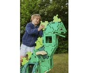 POLYDRON Grosses Dinosaurier Set 130 teilig 5