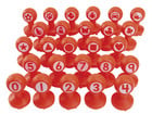 Zahlen und Formenstempel 26 Stück