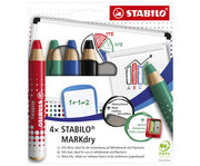 STABILO® MARKdry Whiteboard und Flipchartmarker Set 1