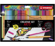 STABILO® Creative Set Arty Pen 68 und point 88 18 Farben 36 Stück 1