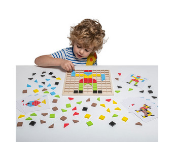 Mosaik Set aus Holz