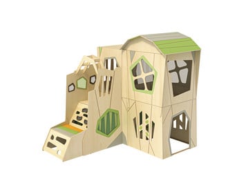 Spielturm Owlaf Eckkombination 5 teilig