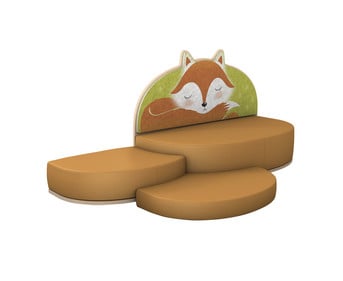 Betzold Kinder Akustiksofakombi Fuchs mit Bodenmatte