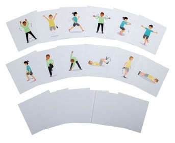 Betzold Bewegungskarten Fitness für Pocket Cube