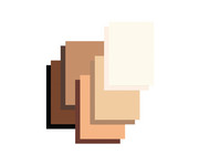 folia Fotokarton Shades of us 300g/m² 50 x 70 cm 100 Bogen 10 Farben 6