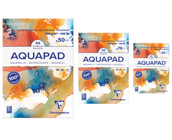 Clairefontaine Aquarellblock naturweiss 300 g/m²