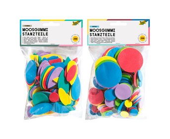 folia Moosgummi Stanzteile 200 Stück