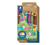 STAEDTLER Noris® junior Kinderbuntstifte mit Duo Farbeffekt 1