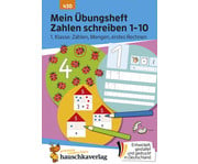 Mein Übungsheft Zahlen 1 10 1 Klasse Zählen Mengen Rechnen 1