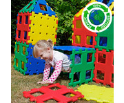 POLYDRON XL Konstruktions Set bunt 36 teilig 3