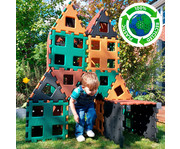 POLYDRON XL Konstruktionsset natur 36 teilig 2