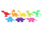 Dinos mit Saugnapf 16 Stück