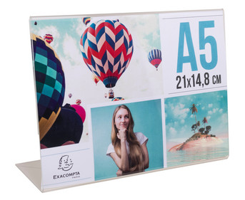 Exacompta Acryl Tischaufsteller DIN A5